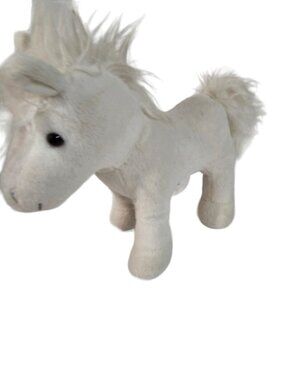 10" Battat White Horse Stuffed Plush